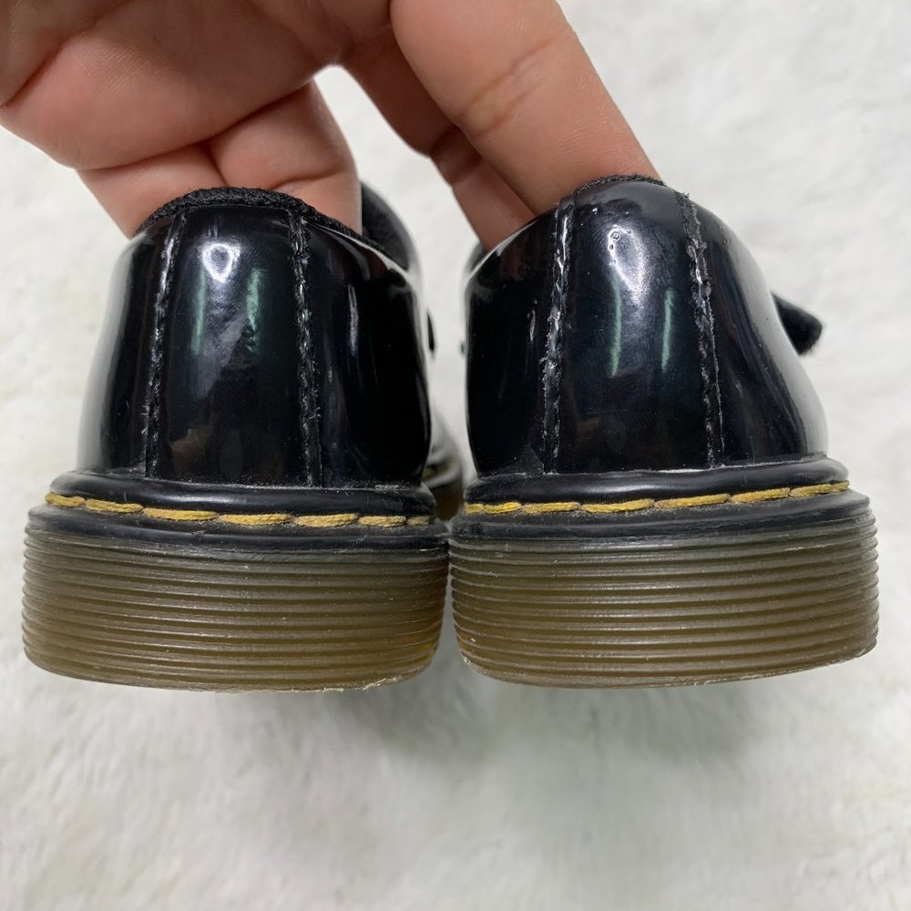 Dr Martens KAMRON T Kid's Black Patent Leather Shoes Size US 9/ EURO 26 - Picture 11 of 16